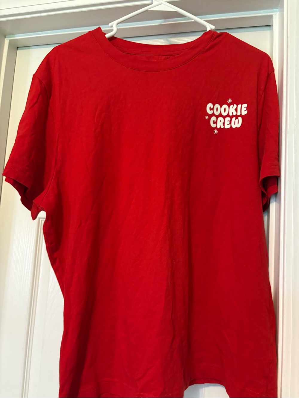 Red "Cookie Crew" Graphic Tee